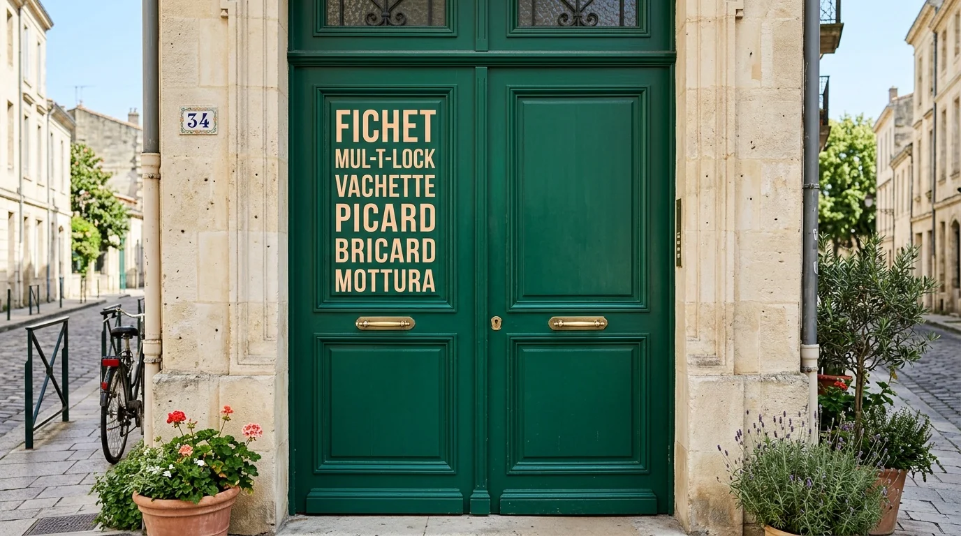 Installateur agréé · double-porte avec plaque des marques posées